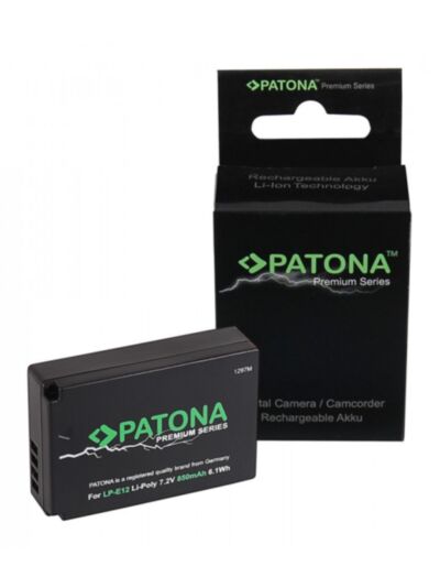 Baterija Canon LP-E12 (za Canon EOS M50) - PREMIUM - Patona