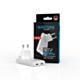 PATONA Platinum 65W GaN hitri polnilnik z 2x USB-C PD3.0 in QC3.0 (bel)