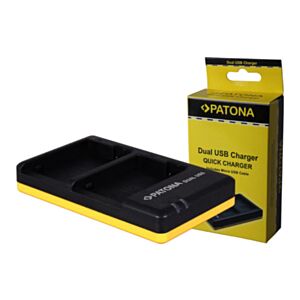 LP-E8 Canon - hitri dvojni USB polnilec - Patona