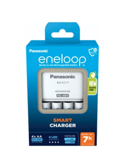 Panasonic Eneloop Advanced polnilec + 4x AA baterije - 2000mAh