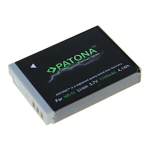 Battery Canon NB-5L PREMIUM (for Digital Ixus, Powershot)-Patona